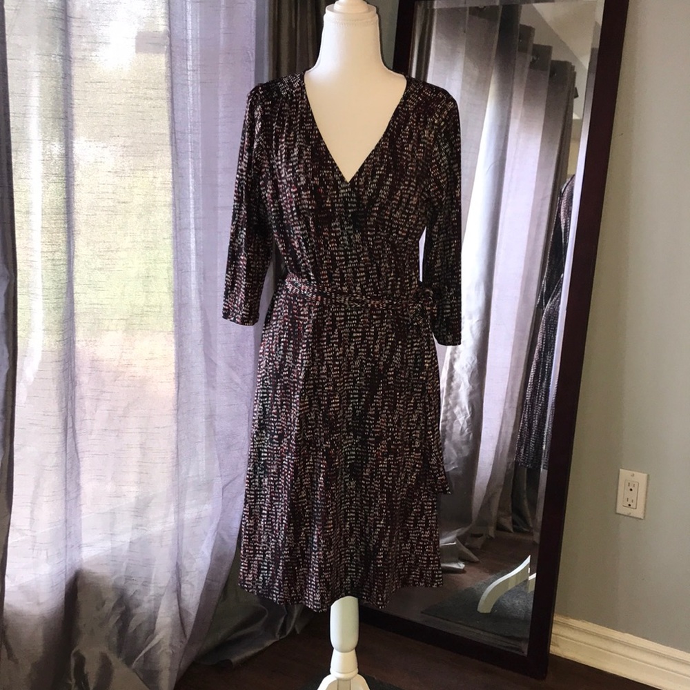 Faux Wrap Dress